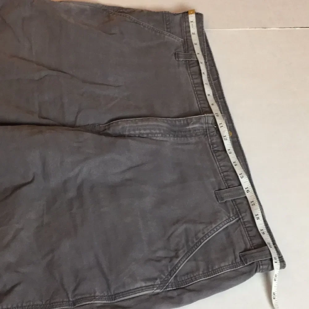 Carhartt Gray Cargo Relaxed Fit Cotton Shorts Size 42